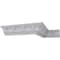Ekena Millwork 5 1/4"H x 5 1/4"P x 7 1/2"F x 94 1/2"L Attica Acanthus Leaf Crown Moulding MLD05X05X07AT - alternate 7
